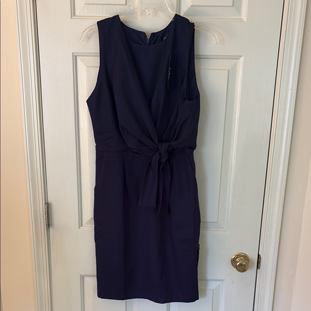 Lulu's Navy Midi Dress